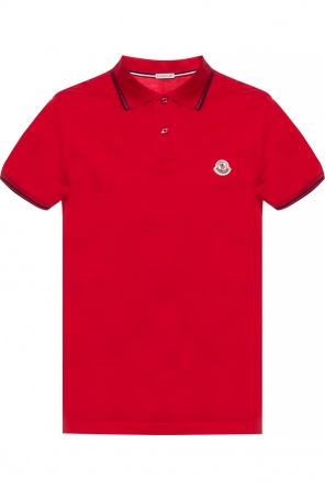 Logo-patched polo shirt, zdjęcie 1 Logo-patched polo shirt od Moncler